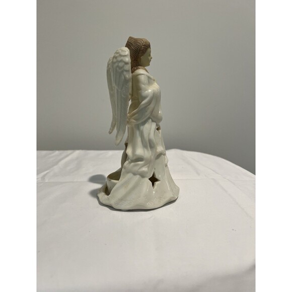 Potpourri Designs White Ceramic Angel Candle‎ holder, Tealight, Christmas - Picture 4 of 6